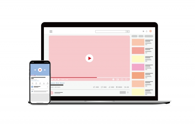 YouTube動画を見ている画像
